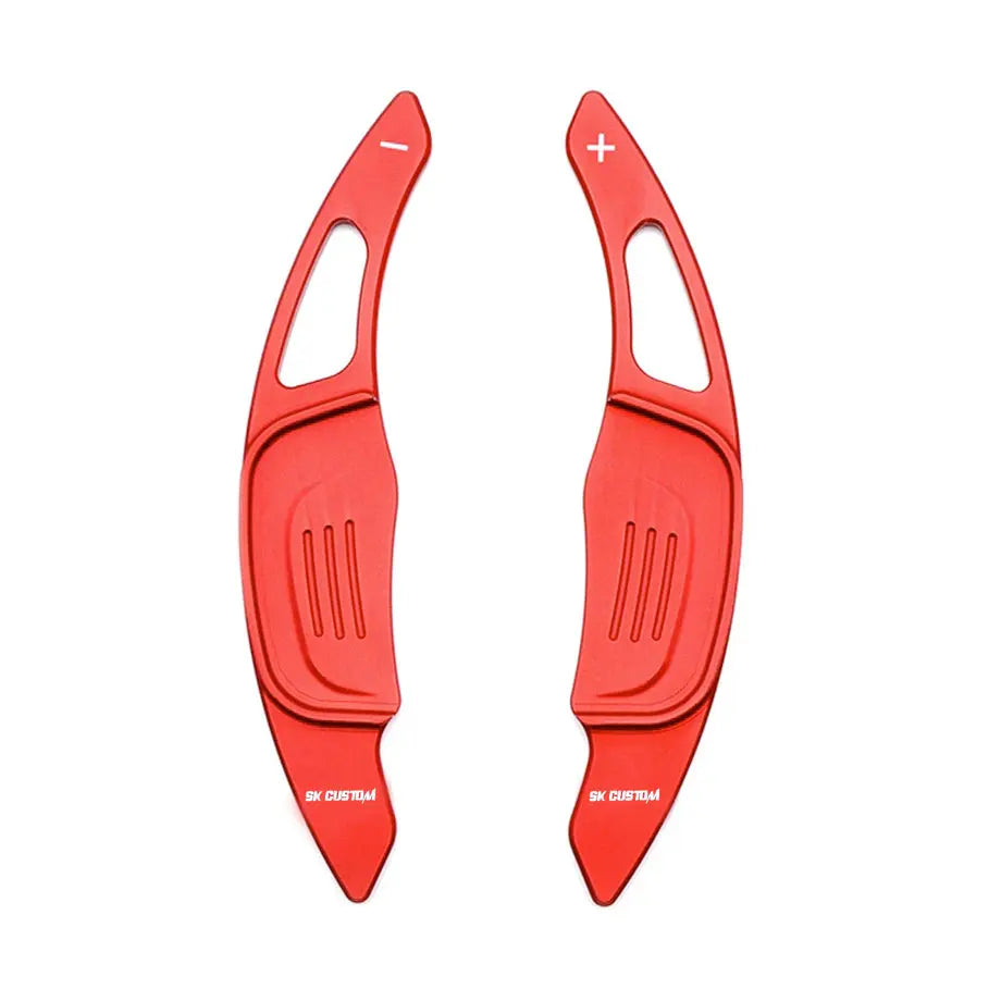 Suitable To Fit - VW Golf 7 GTI / R Aluminium Paddle Shift Extensions (Red)