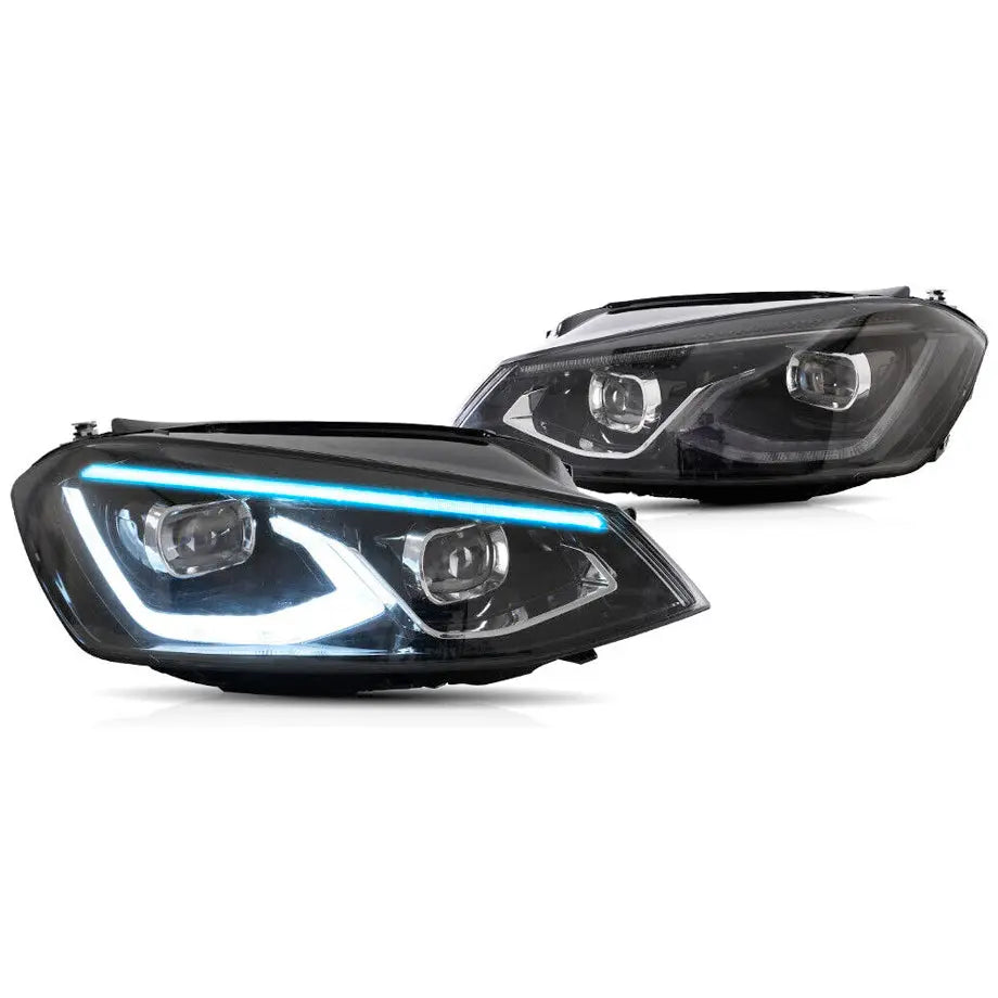 Suitable To Fit - VW Golf 7 LED Projector Headlight - Golf 8 Style