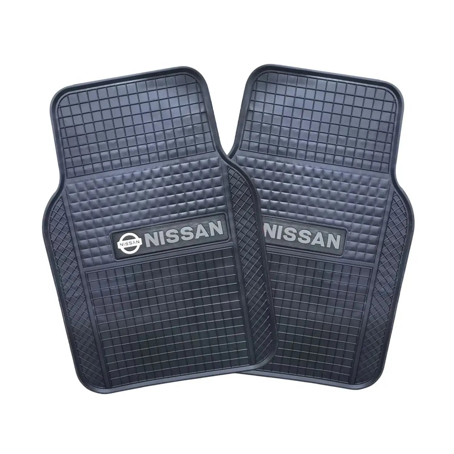 Suitable To Fit - Nissan 5-Piece Rubber Car Mats (Grey)