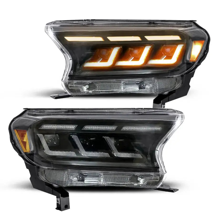 Suitable To Fit - Ranger T7 / T8 (16-22) Bugatti Style DRL LED Projector Headlight