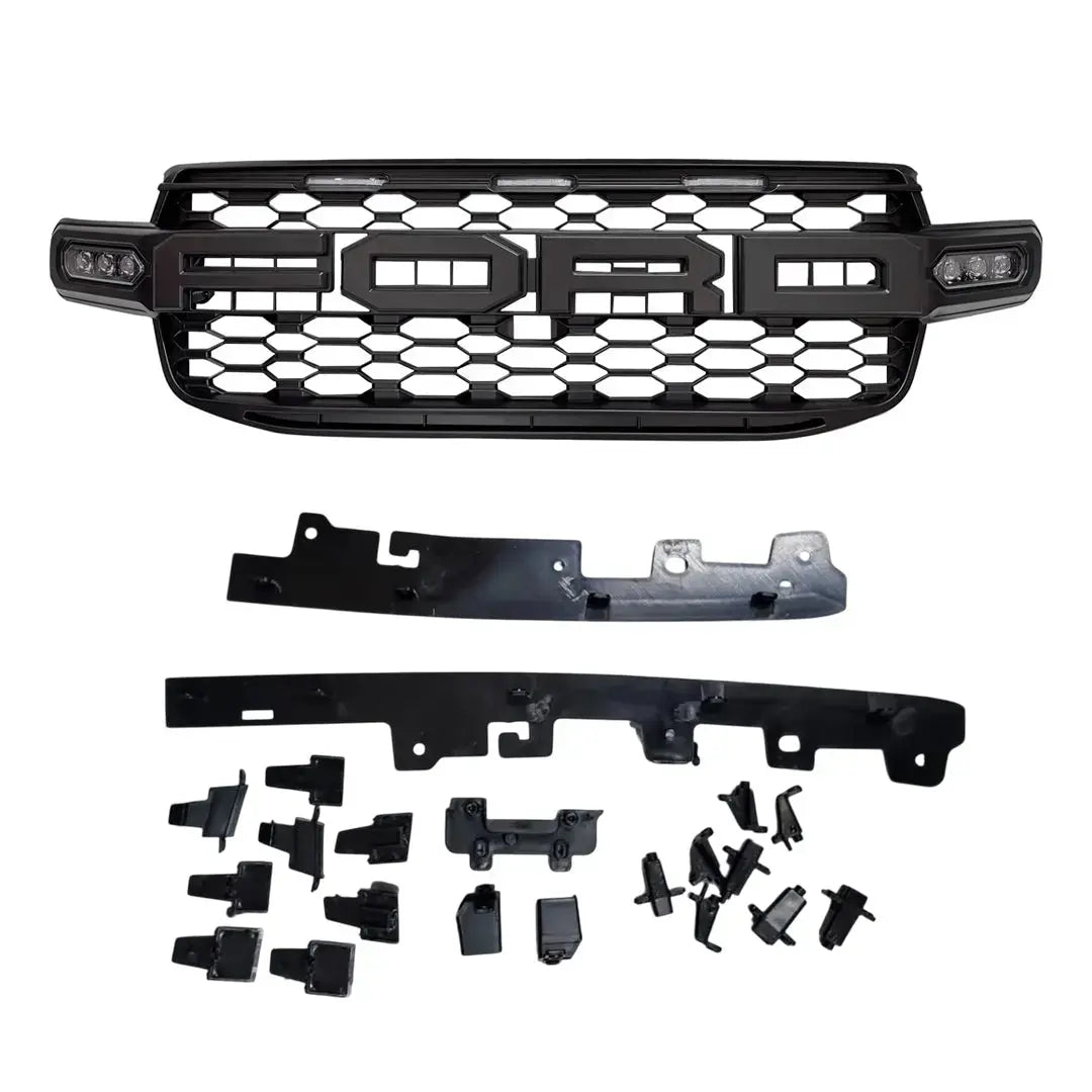 Suitable To Fit - Ranger Next Gen (22-On) Dual-Function Projector DRL LED Upgrade Grille