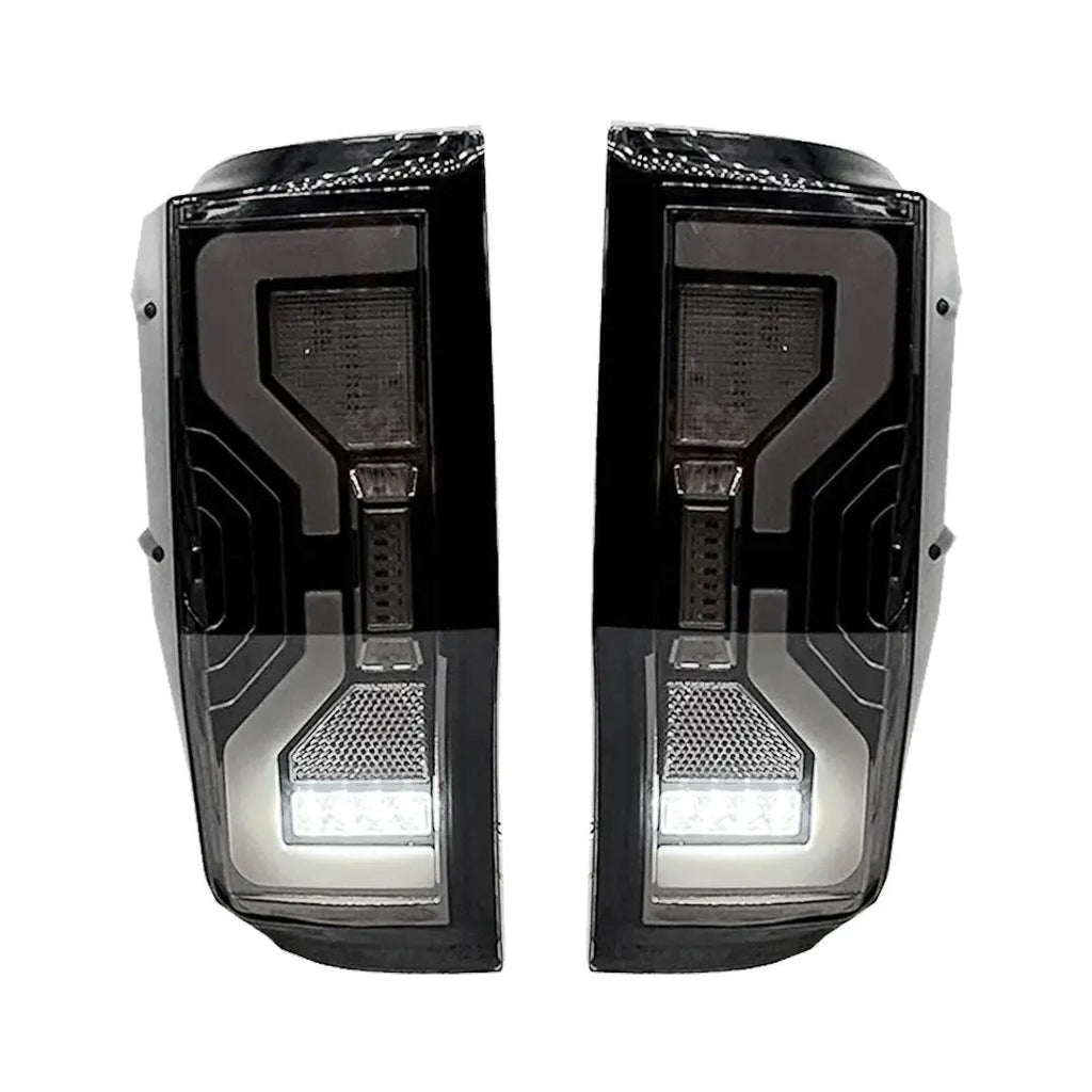 Suitable To Fit -  Ranger T6/T7/T8 (12-22) Next Gen Raptor Style Smoked Black LED Taillights