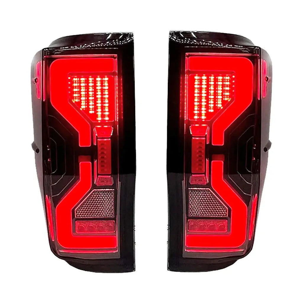 Suitable To Fit -  Ranger T6/T7/T8 (12-22) Next Gen Raptor Style Smoked Black LED Taillights