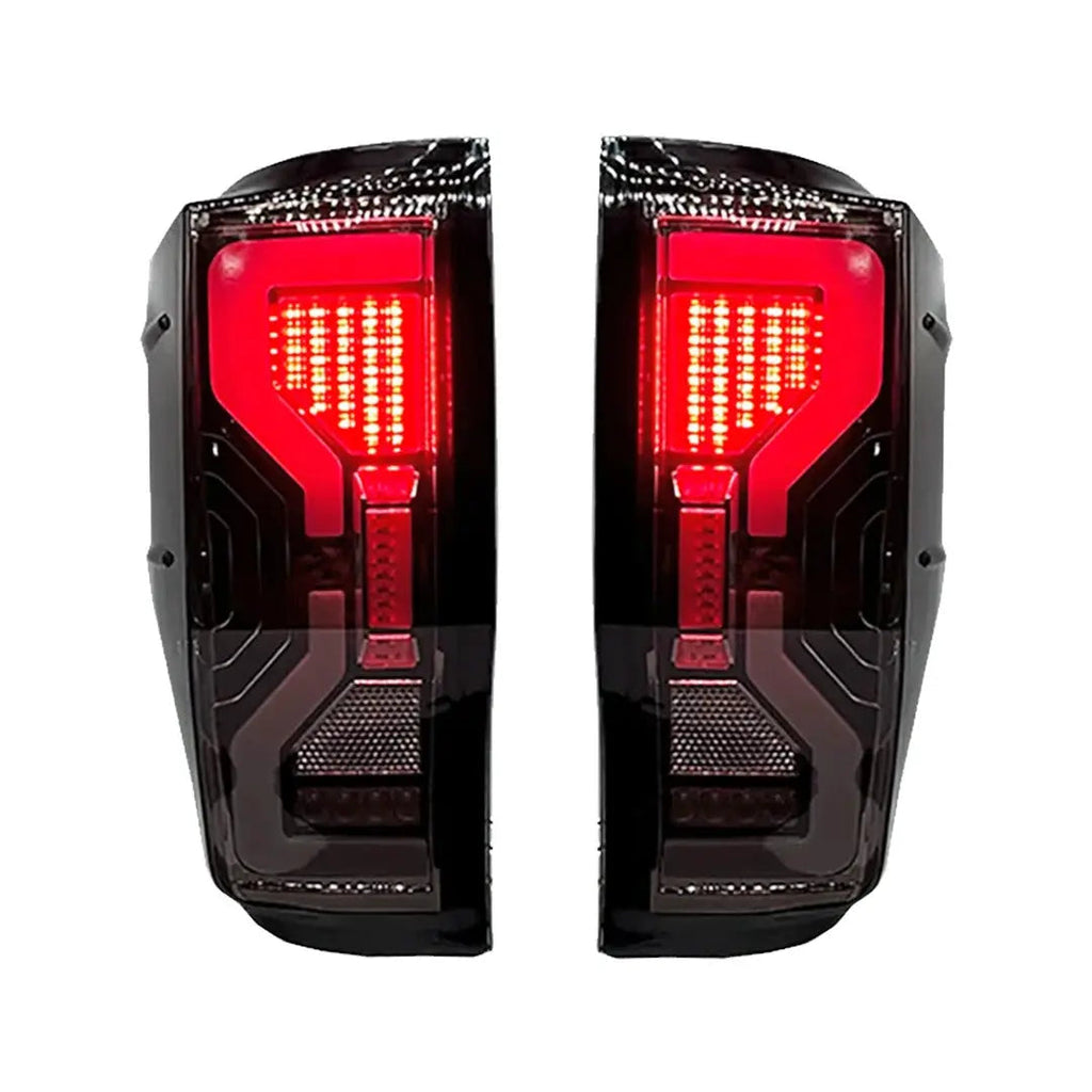 Suitable To Fit -  Ranger T6/T7/T8 (12-22) Next Gen Raptor Style Smoked Black LED Taillights