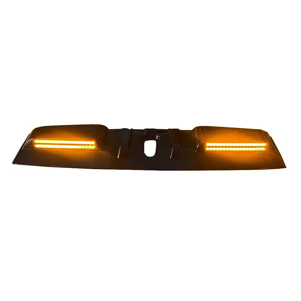 Suitable To Fit - Toyota Hilux (15-On) Gloss Black Dual Function DRL LED Roof Spoiler Light
