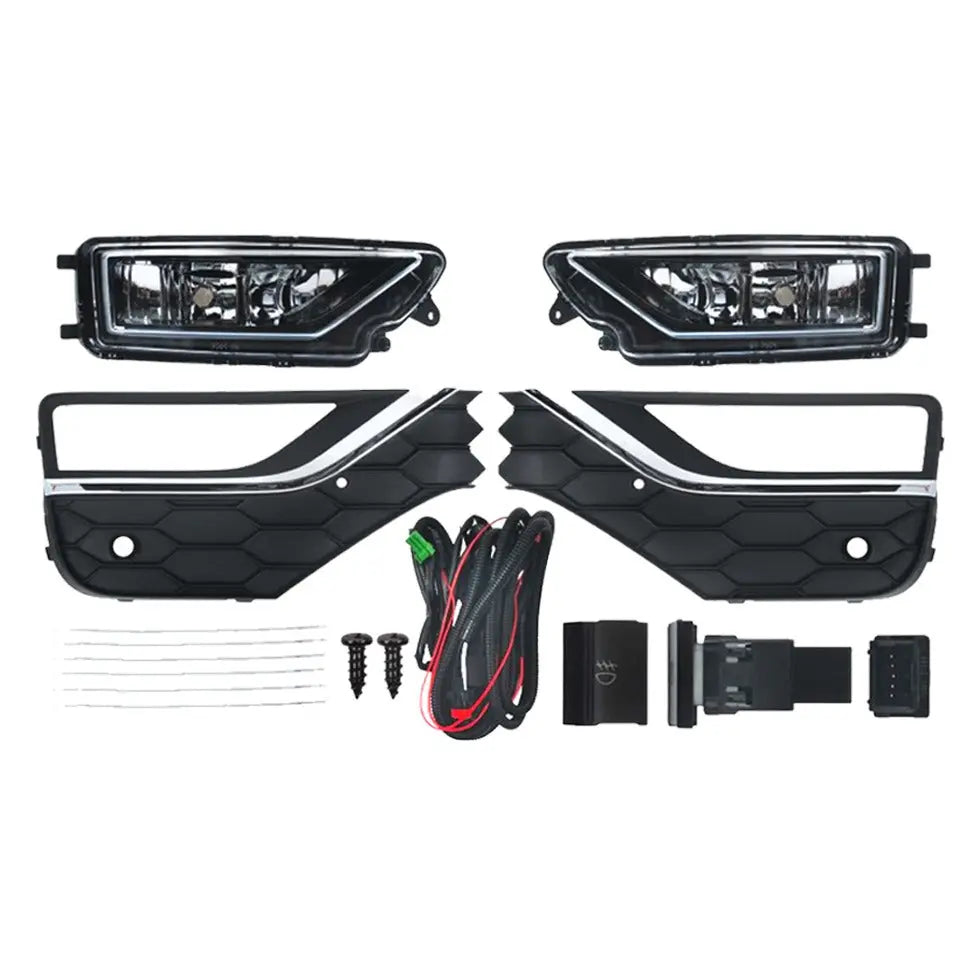 Suitable To Fit - VW Amarok (17-22) OEM Style Fog Lamps & Covers