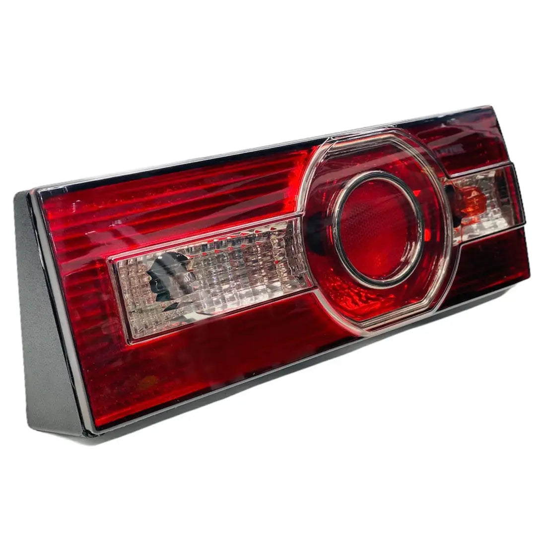 Suitable To Fit - VW Golf 1 VeloCiti Style Crystal Taillights With Chrome Ring