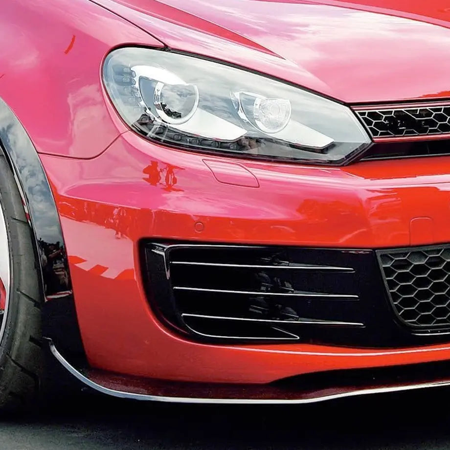 Suitable To Fit - VW Golf 6 Gloss Black Fog Covers (Pair)