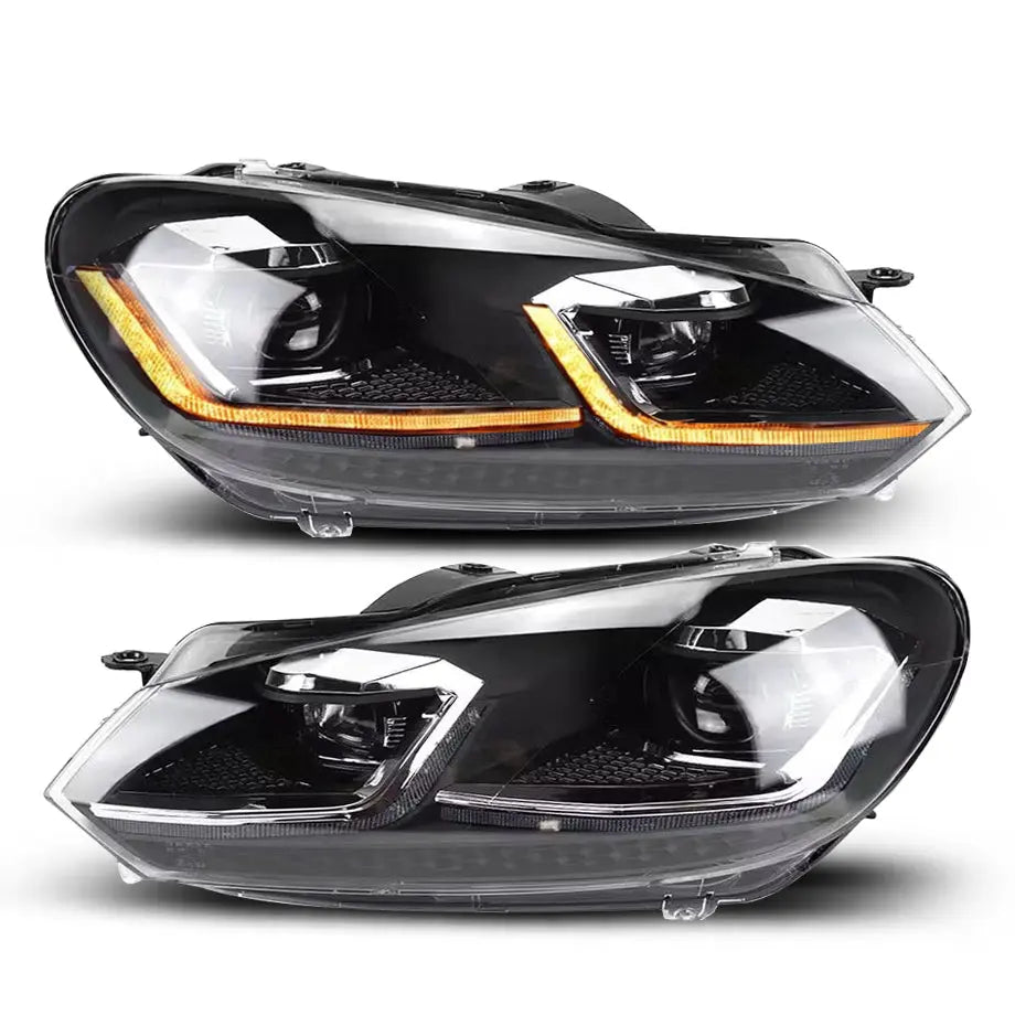 Suitable To Fit - VW Golf 6 LED Projector Headlight - Golf 7.5 GTI Style