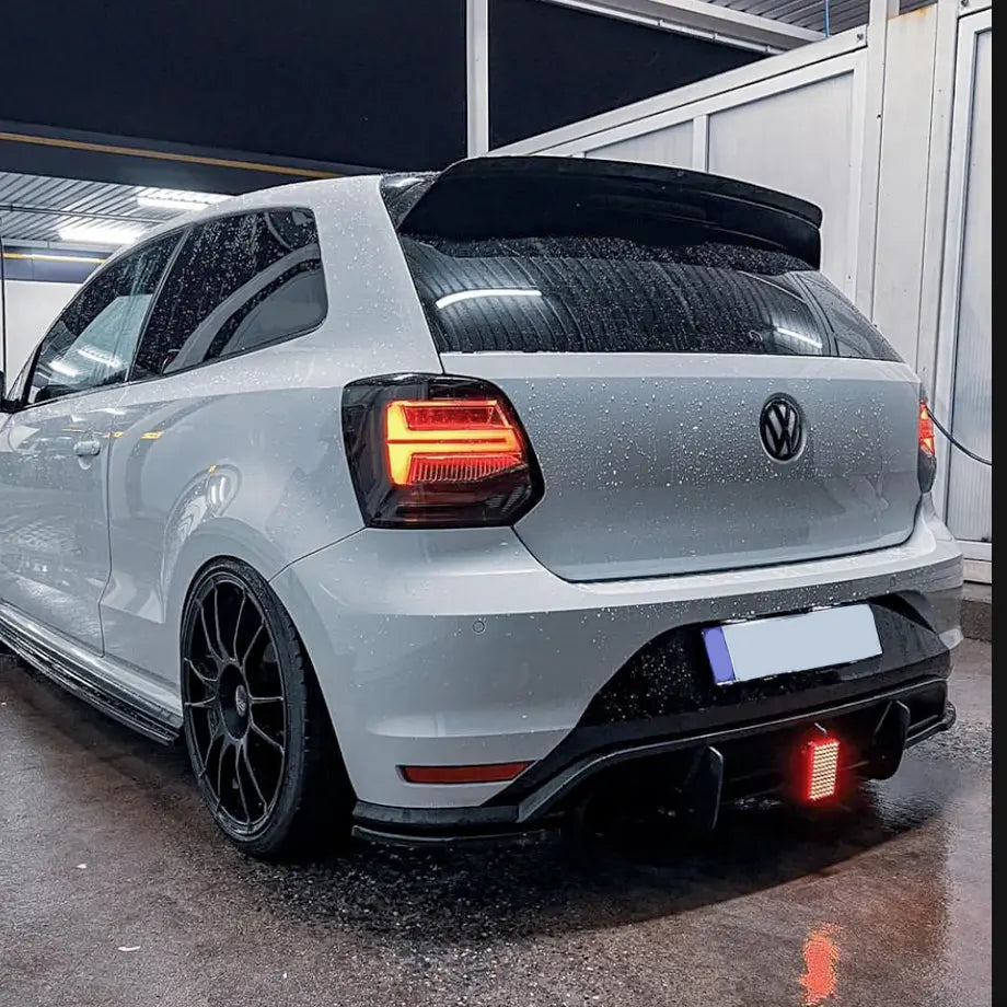 Suitable To Fit - VW Polo 6R Smoked Black LED Sequential Taillight