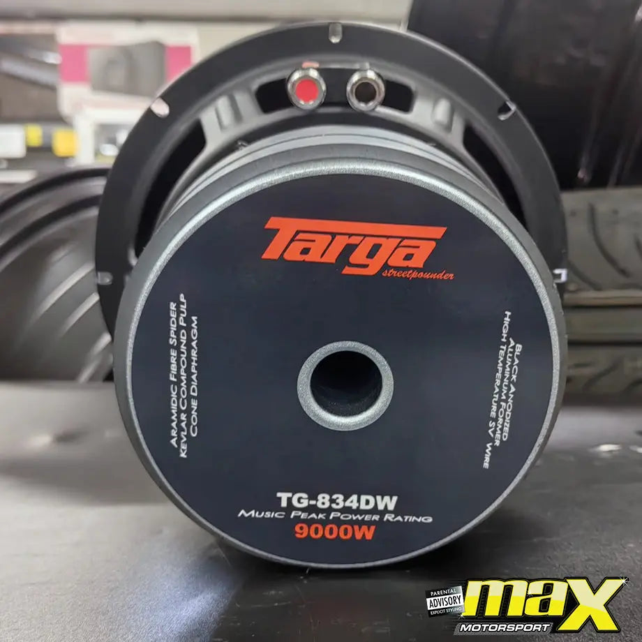 Targa TG-834DW 8 Inch Street Pounder Series DVC D4 Subwoofer (9000W)