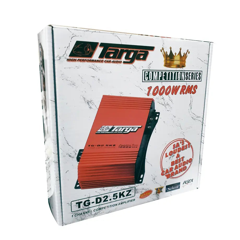 Targa TG-D2.5KZ Competition Series Monoblock Amplifier (1000W RMS)