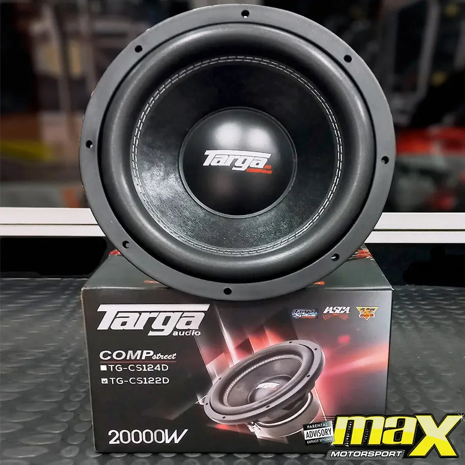 Targa TGCS122D 12" Comp Street D2 DVC Subwoofer (20000W)