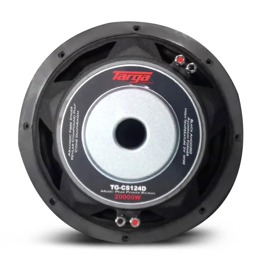 Targa TGCS122D 12" Comp Street D2 DVC Subwoofer (20000W)