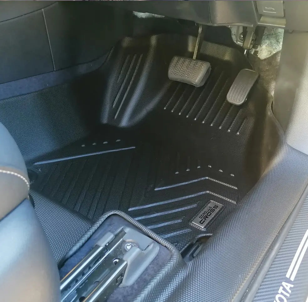 Toyota Corolla Cross (21-On) Moulded TPE Rubber Floor Mats (3-Piece)