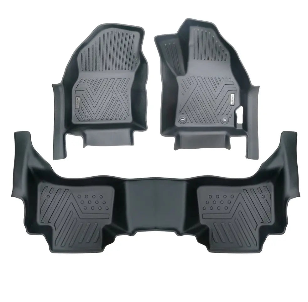 Toyota Corolla Cross (21-On) Moulded TPE Rubber Floor Mats (3-Piece)