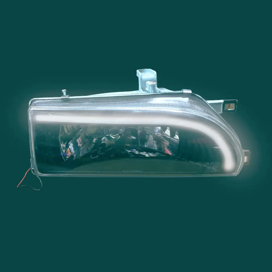 Toyota Corolla (93-96) Crystal Black DRL LED Headlights