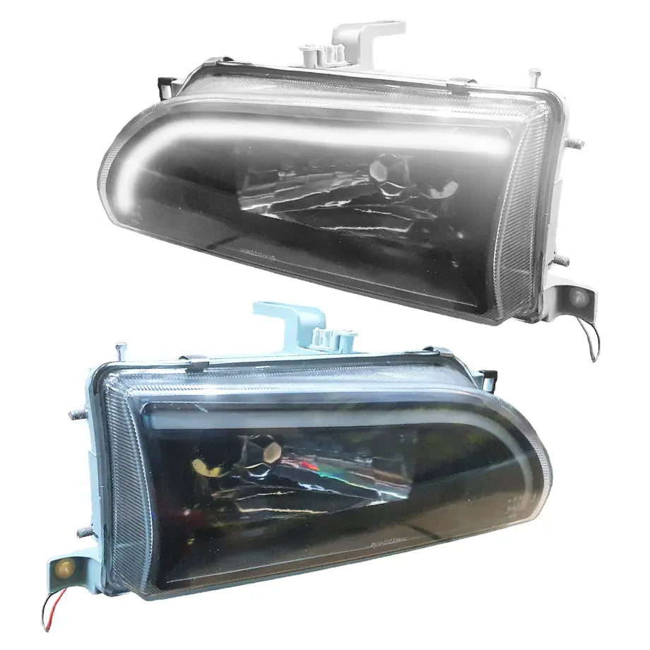 Toyota Corolla (93-96) Crystal Black DRL LED Headlights