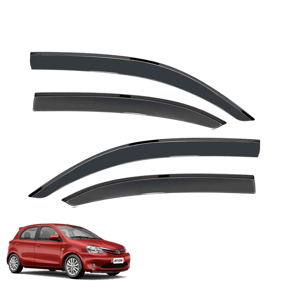 Toyota Etios (2012-20) Black Windshield (4-Piece)