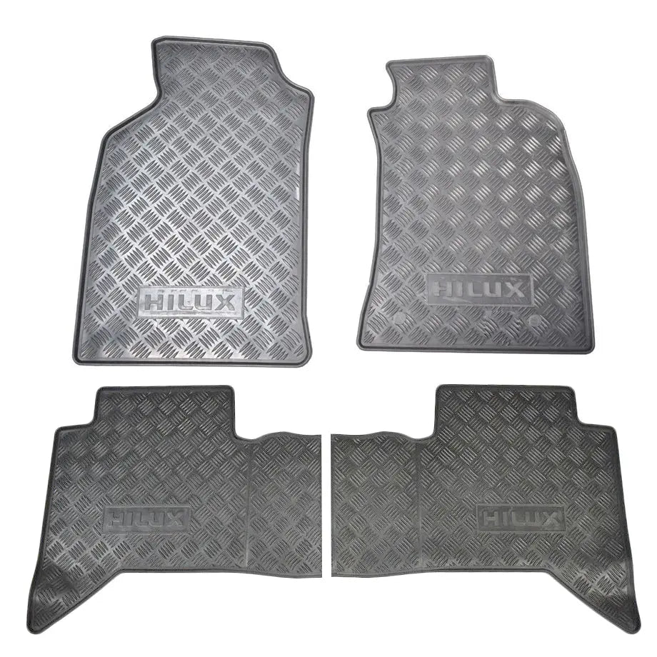 Toyota Hilux Double Cab (16-19) Custom Rubber Floor Mats