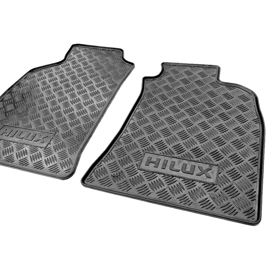 Toyota Hilux Double Cab (16-19) Custom Rubber Floor Mats