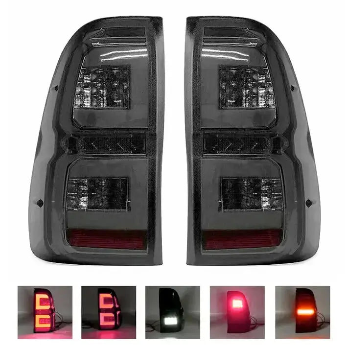 Toyota Hilux Revo (16-On) Smoked Black LED Taillights