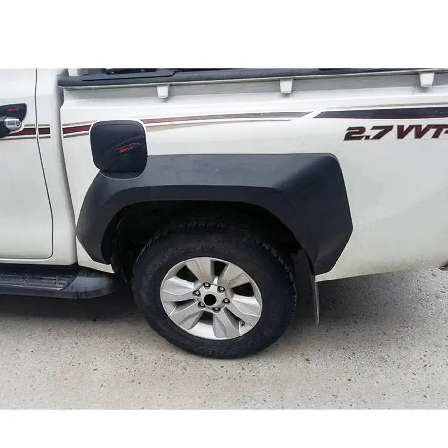 Toyota Hilux Revo (16-On) Matte Black GR Sport Style Plastic Wheel Arch