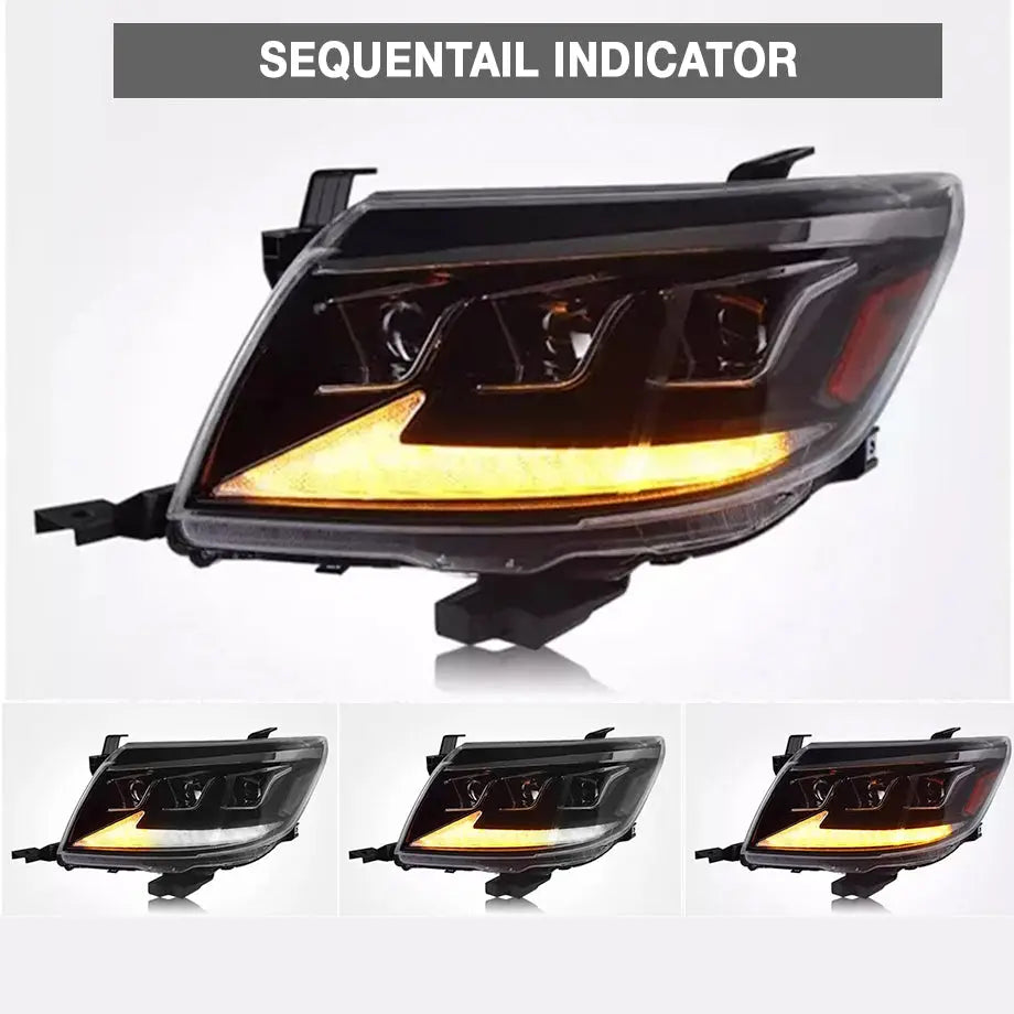 Toyota Hilux Vigo (12-15) Bugatti Style LED Projector Upgrade Headlights