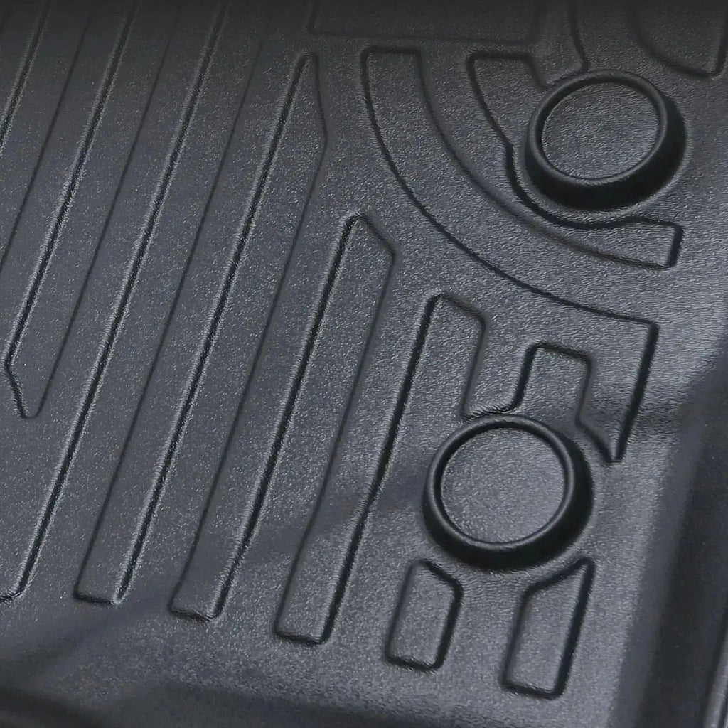 Toyota Hilux (12-On) Double-Cab Moulded TPE Rubber Floor Mats (3-Piece)