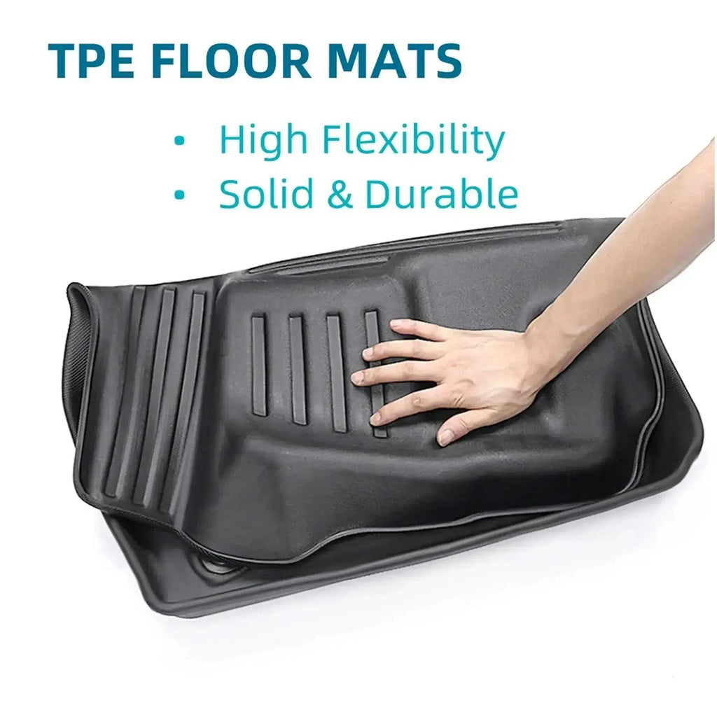 Everest Next Gen (21-On) Moulded TPE Rubber Floor Mats (4-Piece)