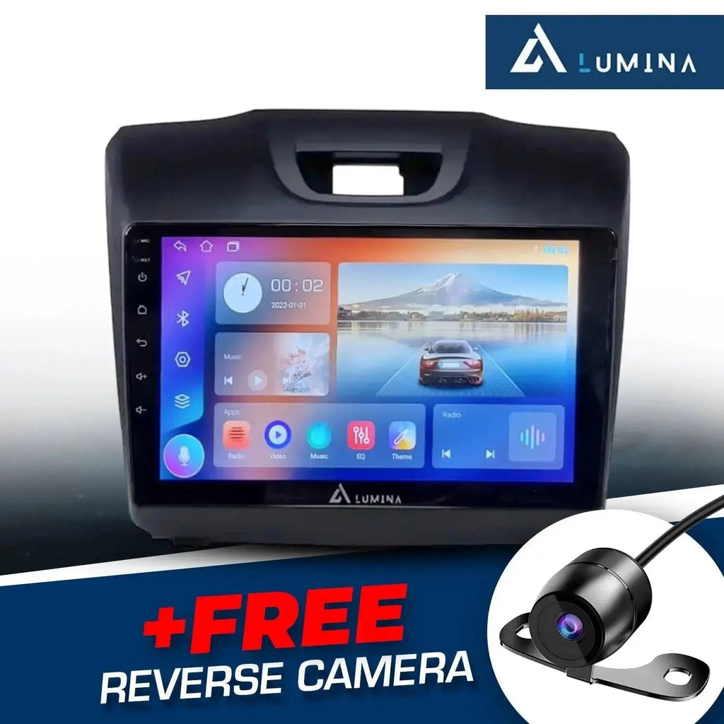 Isuzu D-Max (15-21) - 9 Inch Lumina Android Entertainment & GPS System +FREE Reverse Camera