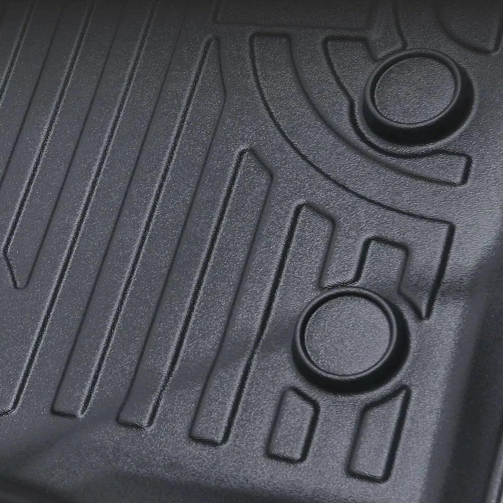 Toyota Hilux (15-On) Double-Cab Moulded TPE Rubber Floor Mats (3-Piece)