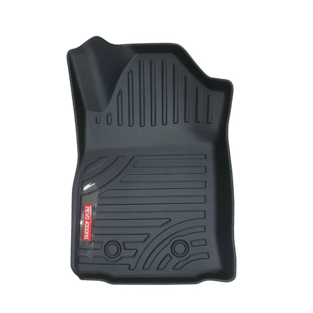 Toyota Hilux (15-On) Double-Cab Moulded TPE Rubber Floor Mats (3-Piece)