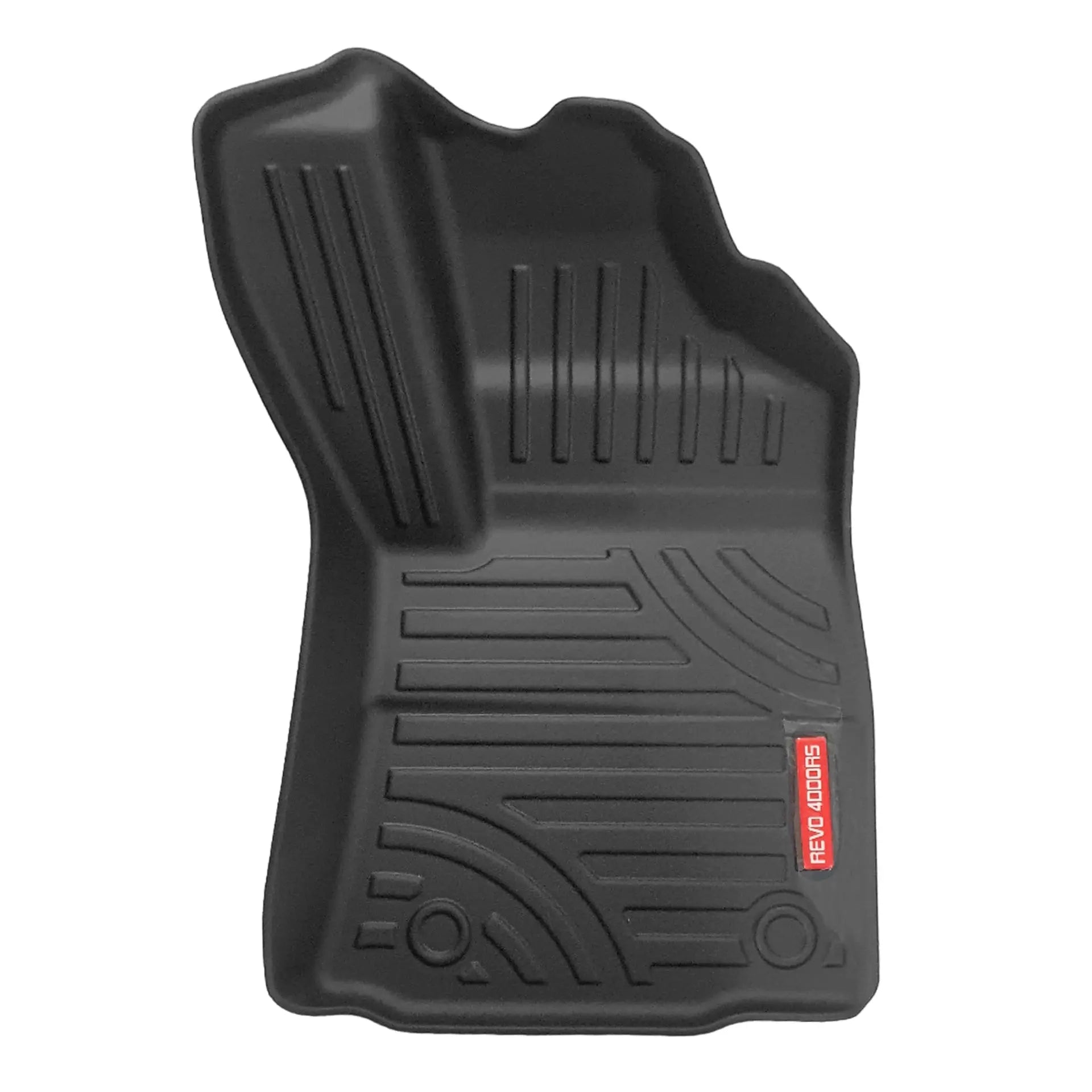 Toyota Hilux (15-On) Double-Cab Moulded TPE Rubber Floor Mats (3-Piece)