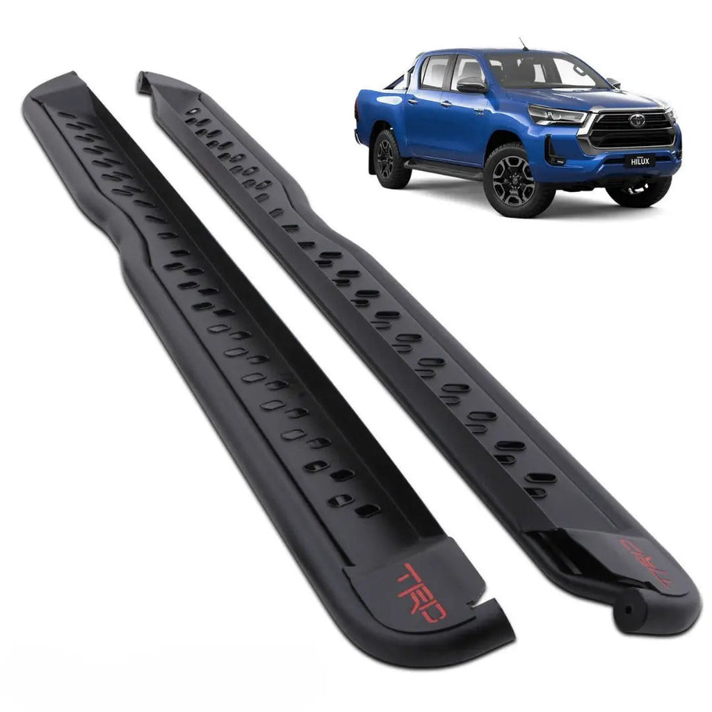 Toyota Hilux (16-On) TRD Style Steel Side Steps