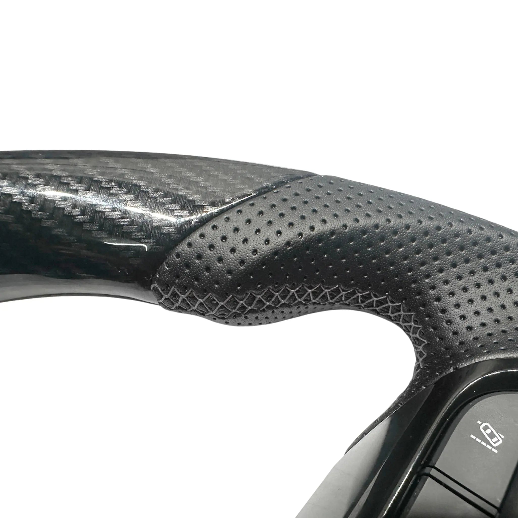 Toyota Land Cruiser LC300 GR Sport Style Carbon Look Upgrade Steering Wheel