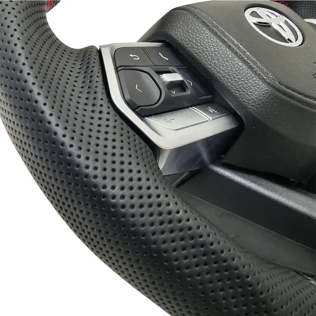 Toyota Land Cruiser LC300 GR Sport Style Genuine Carbon Fibre Upgrade Steering Wheel