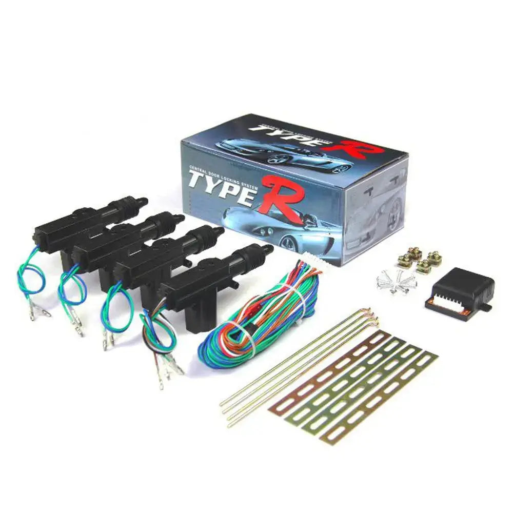 Type-R 4 Door Universal Central Locking System Kit - Without Remote