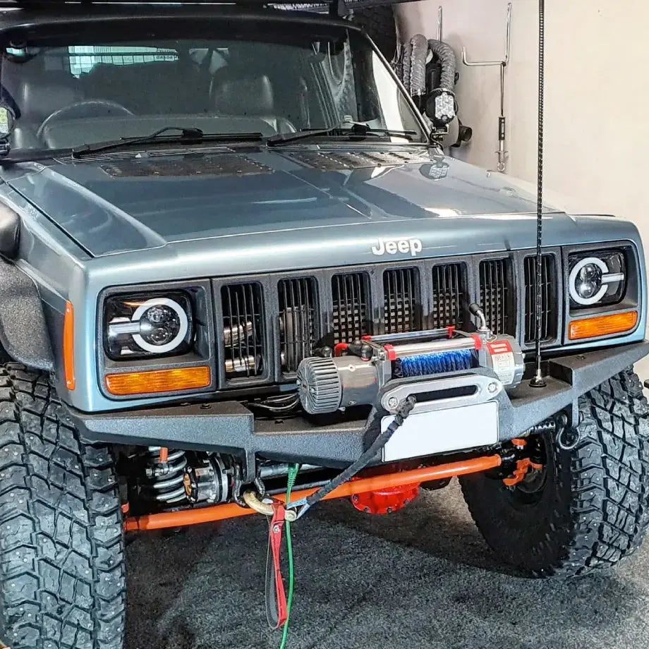 Universal 7 Inch Bronco Style LED Projector Square Headlights