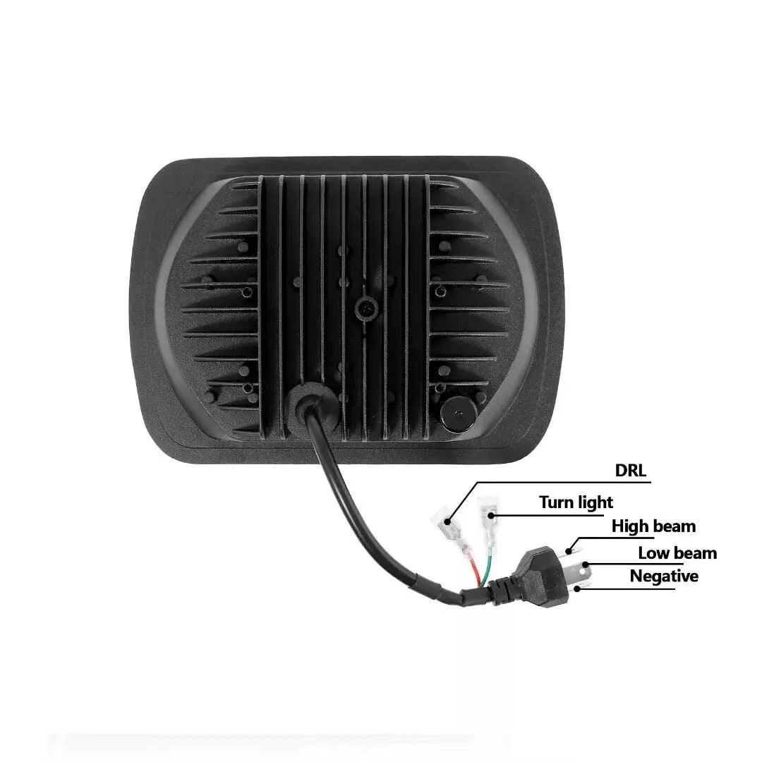 Universal 7 Inch Dual Function LED Projector Square Headlight