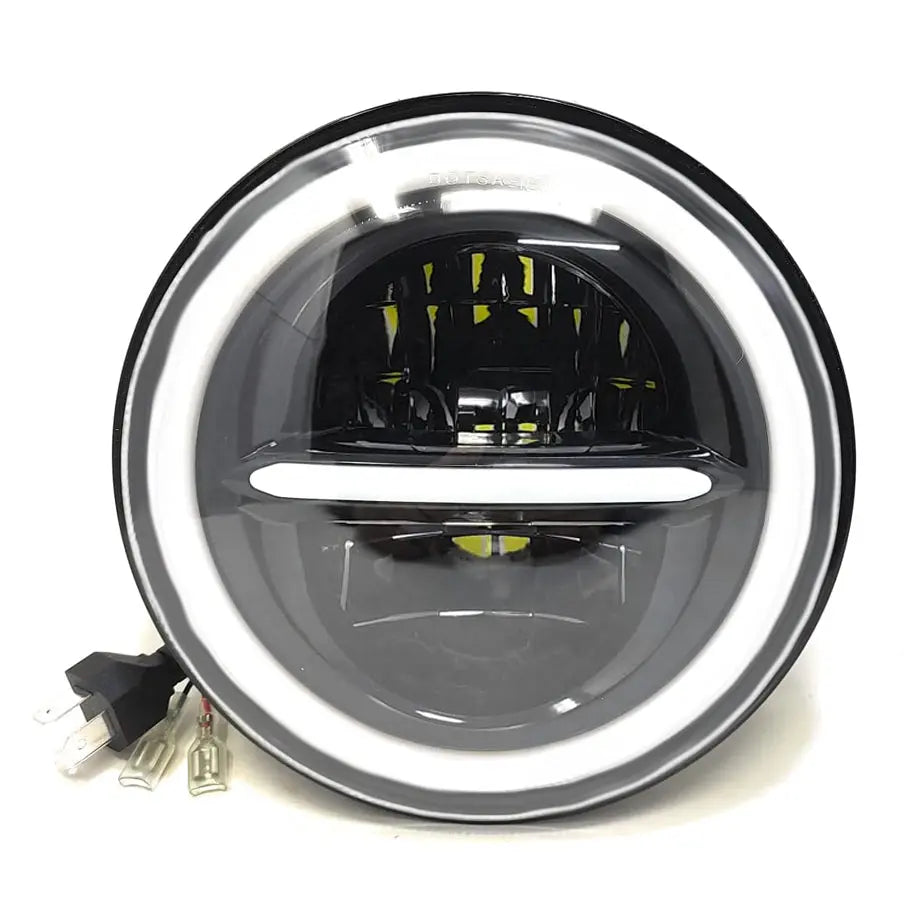 Universal 7 Inch Jeep Style LED Angel Eye Headlight