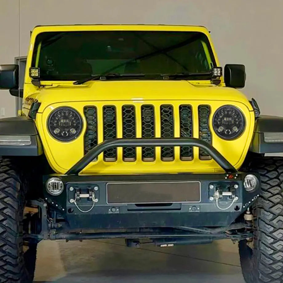 Universal - 7 inch Jeep Style DRL LED Projector Headlight