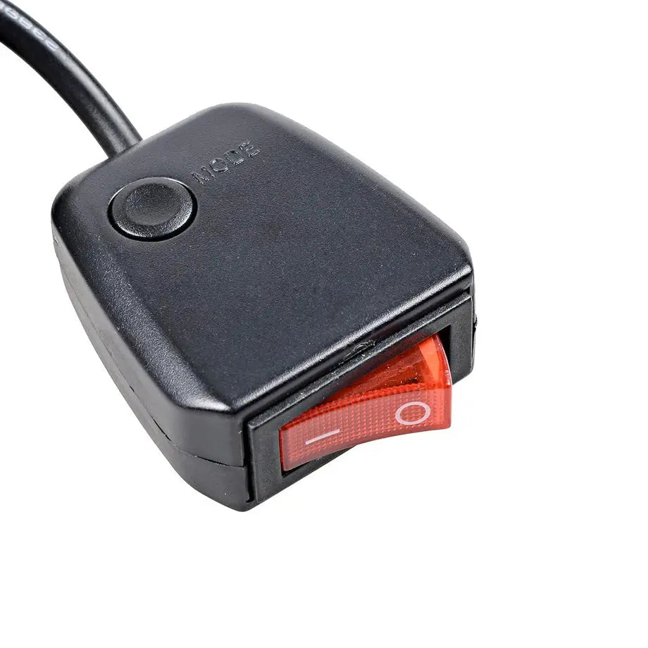 Universal 8-Piece Grille Mount  Emergency Strobe Light Kit - White & Yellow