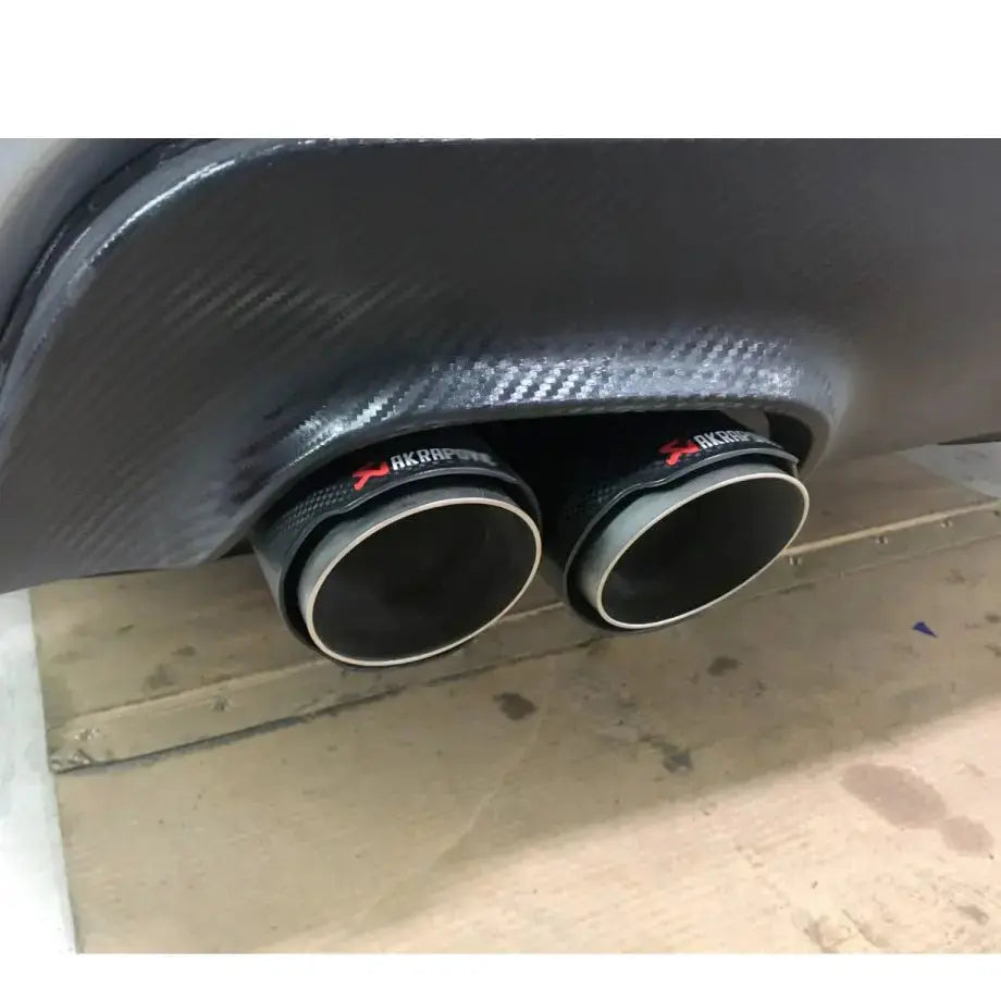 Universal Akropovik Style Carbon Fibre Exhaust Tail Pipes (64mm)