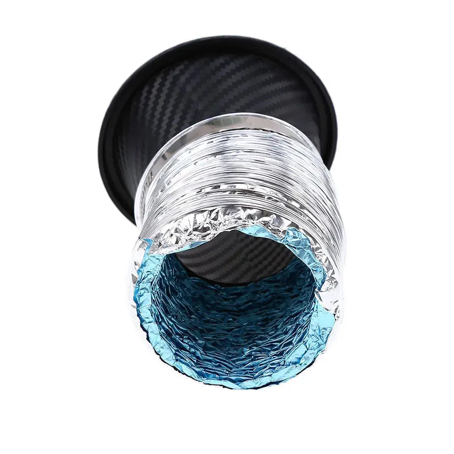 Universal Carbon Look Bumper Air Duct Funnel