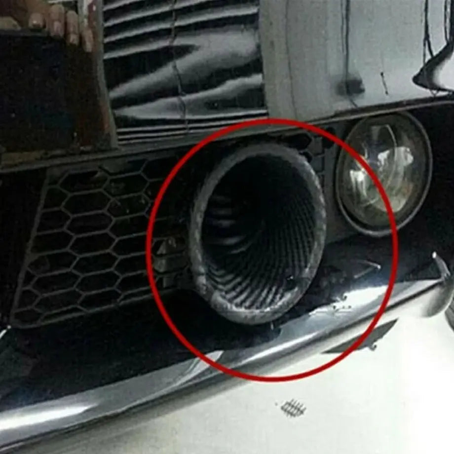 Universal Carbon Look Bumper Air Duct Funnel