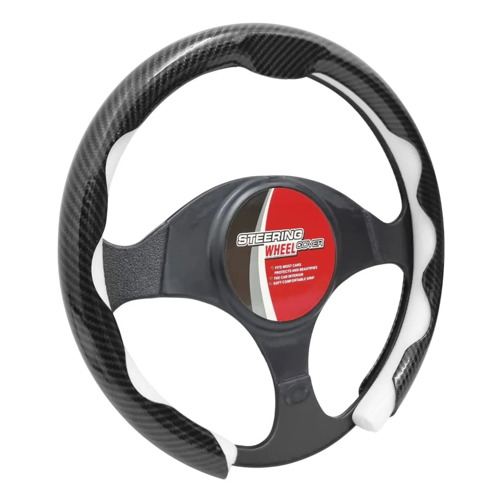Universal Carbon Look GT Sport Style Steering Wheel Cover