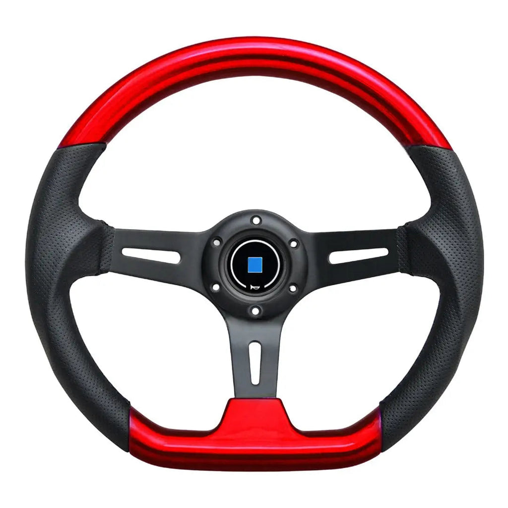 Universal Flat Bottom Drift Style Steering Wheel (320mm)