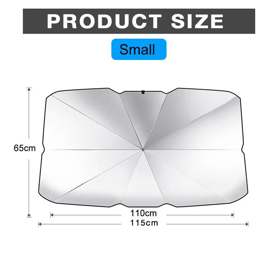Universal Umbrella Style Sun Shade Window Visor - Small
