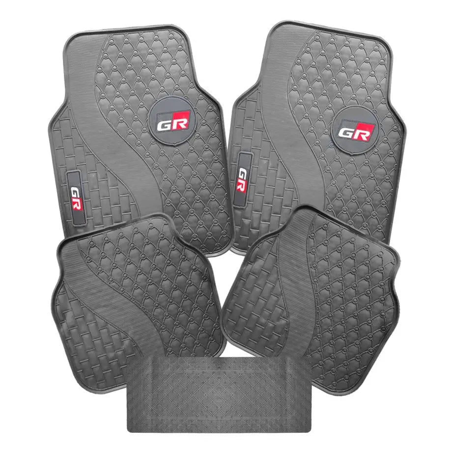 Universal GR Sport Style 5-Piece Rubber Car Mats